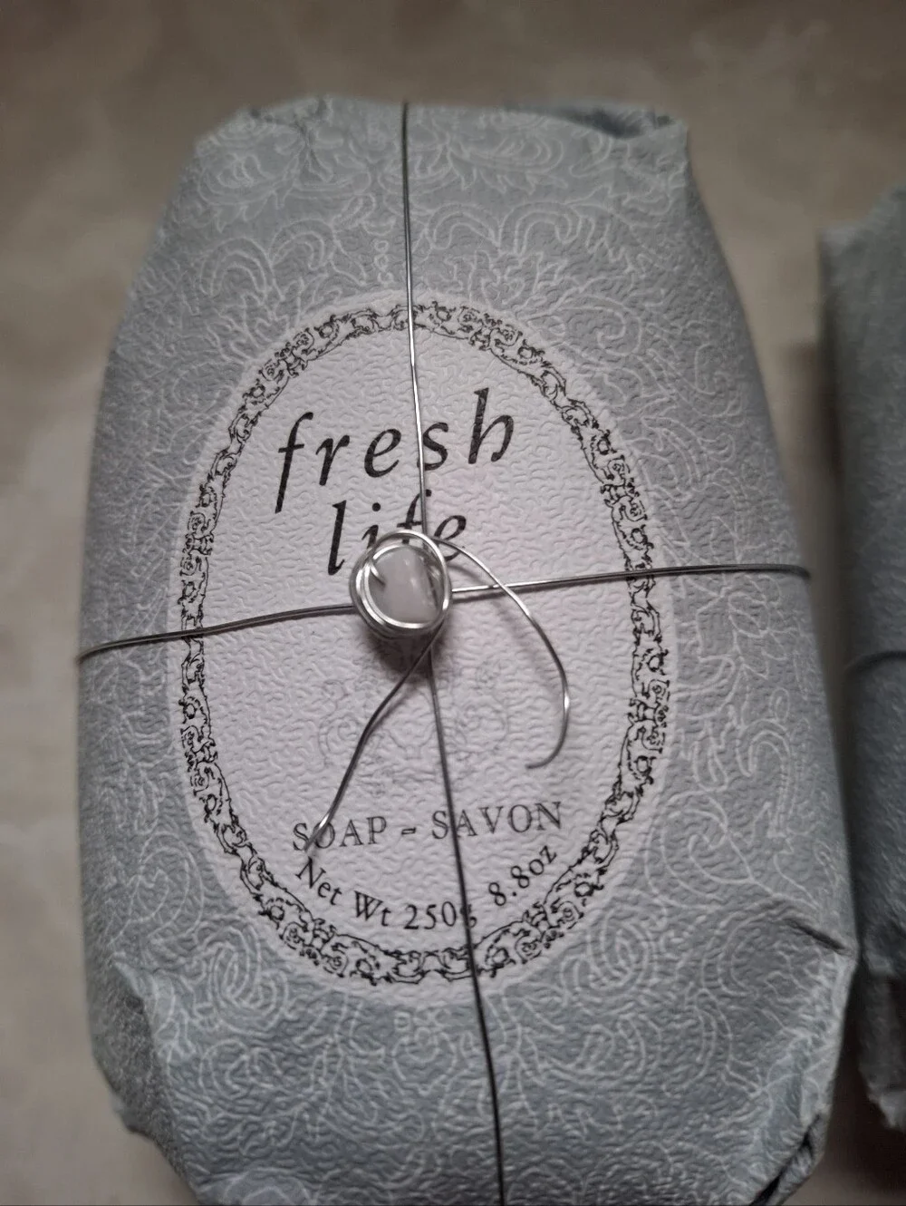 Fresh Life Wrapped Soap Bar - Elegant Bathroom Soap